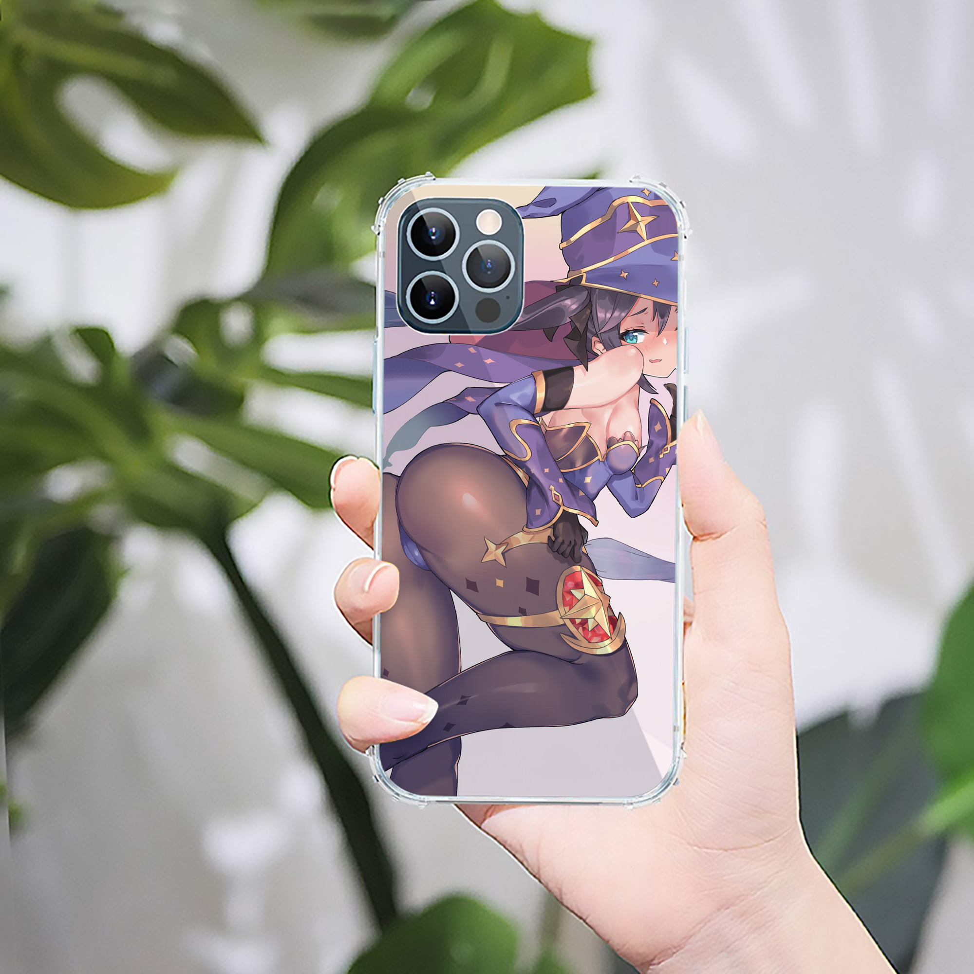 げんし神 genshin 【iPhone 12シリーズ対応】透明スマホケース（クリアソフトケース）